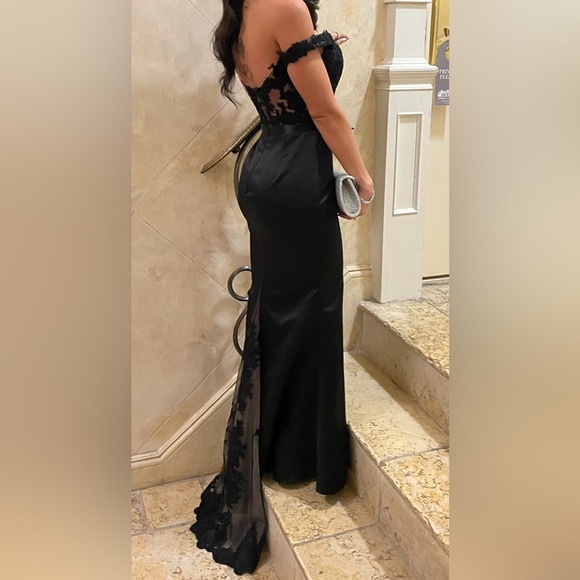 Black Tie Dress - Picture 6 of 7
